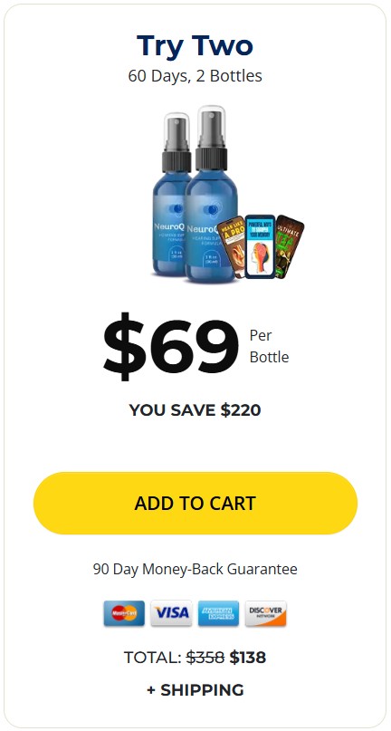 neuroquiet 2 bottles