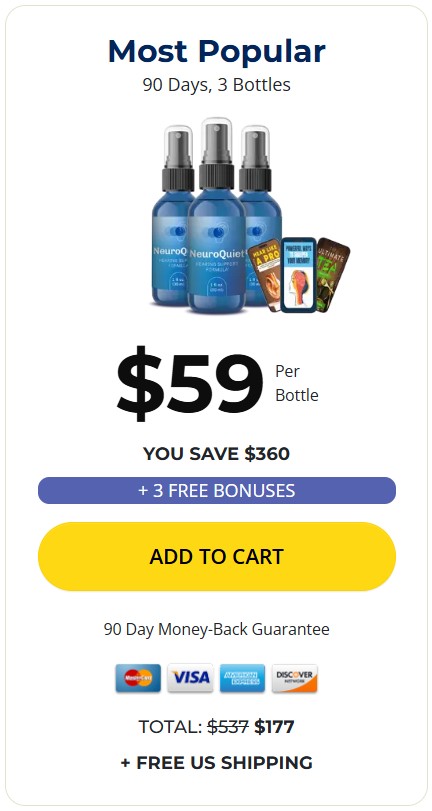 neuroquiet 3 bottles