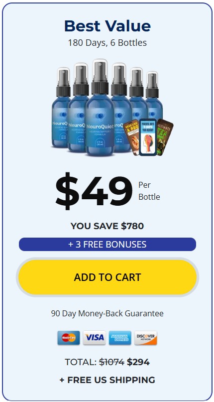 neuroquiet 6 bottles